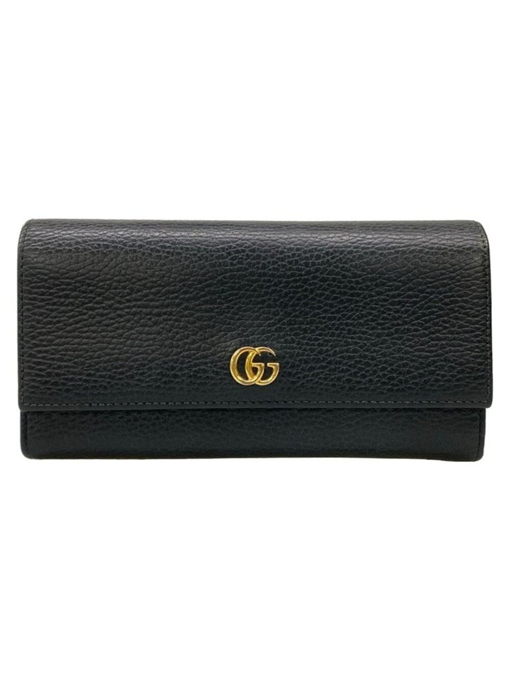 Gucci Wallet GG Marmont Black Leather